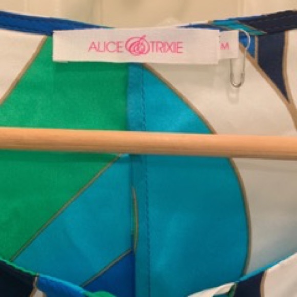 Multi Colored Alice and Trixie Silk Dress - Picture 4 of 4